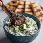 Spiced Ras el Hanout Grilled Lamb Chops with Herb Yogurt Chutney Recipe