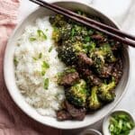One Pan Ground Beef and Broccoli Recipe