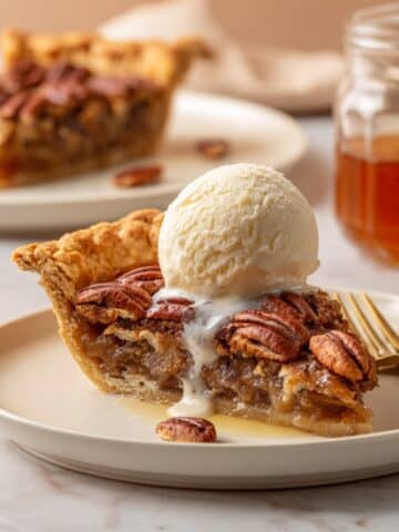 Maple Bourbon Pecan Pie (No Corn Syrup!) Recipe