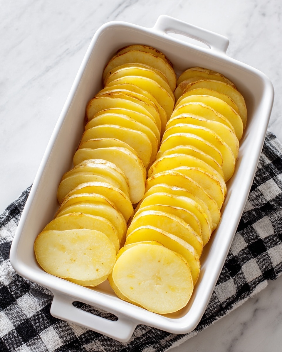 Dad’s Creamy & Cheesy Au Gratin Potatoes Recipe - Recipe Image
