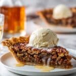 Maple Bourbon Pecan Pie (No Corn Syrup) Recipe