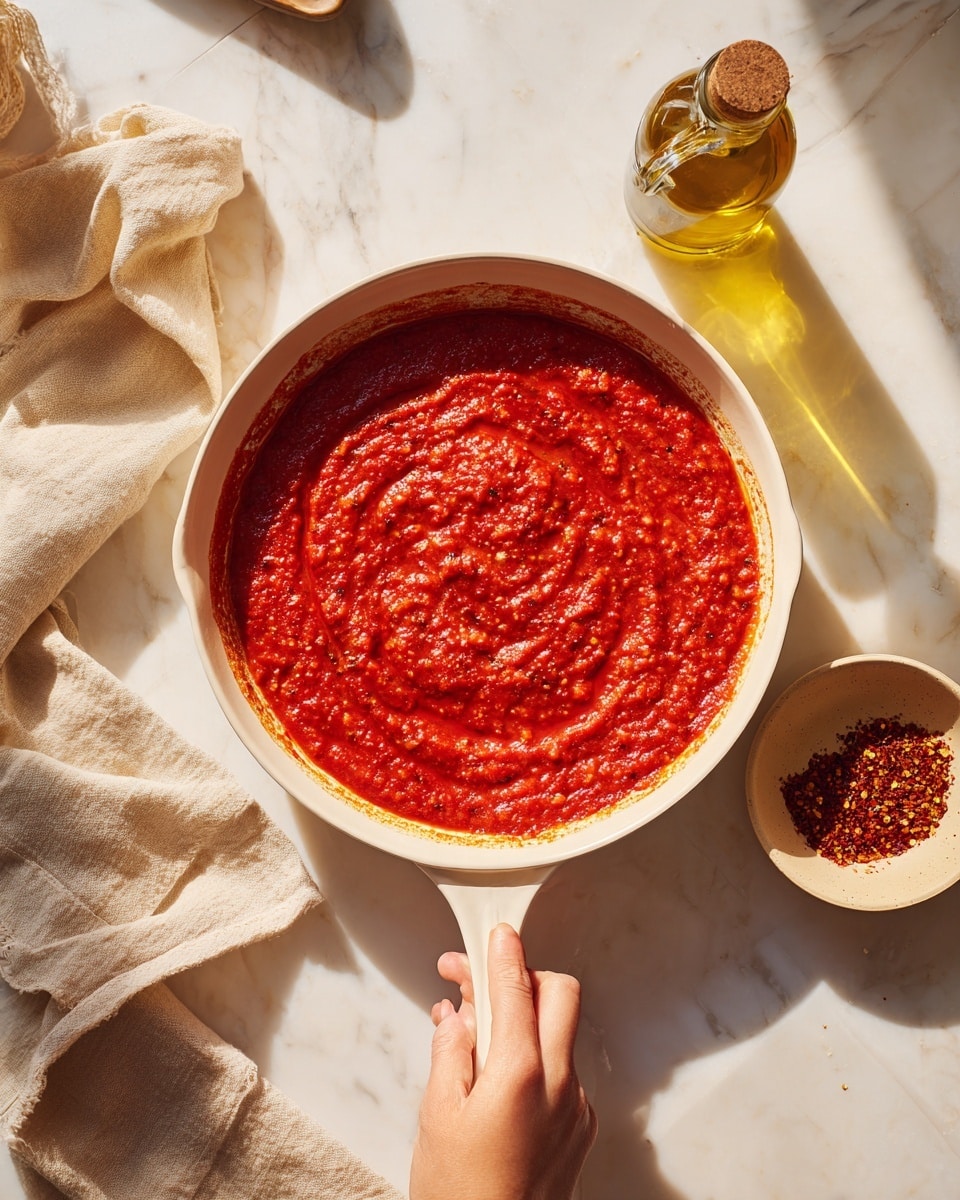 Easy Smoky Tomato Pasta with Burrata Recipe - Recipe Image
