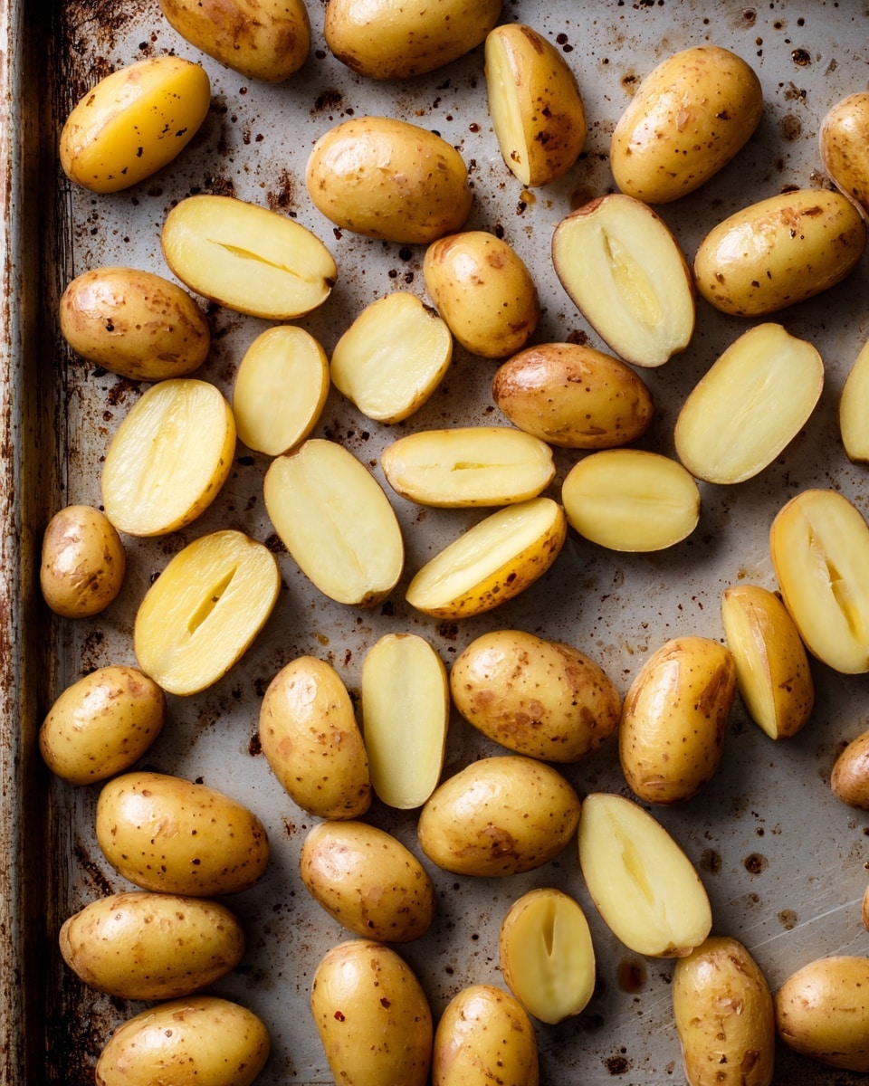 Parmesan Truffle Roasted Fingerling Potatoes Recipe - Recipe Image