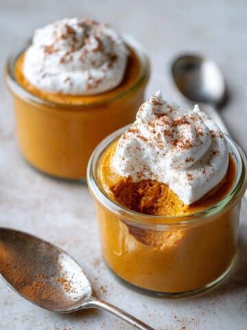 Pumpkin Pot de Crème with Maple Whipped Cream Recipe