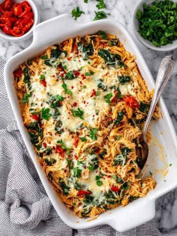 Greek Chicken Orzo Casserole Recipe