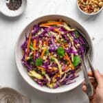 Easy Asian Slaw with Sesame Ginger Dressing Recipe