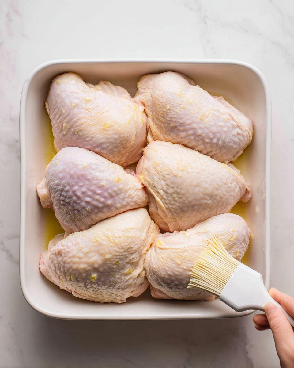 Crispy Oven Baked Chicken Thighs Recipe - Recipe Image