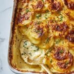 Dad’s Creamy & Cheesy Au Gratin Potatoes Recipe