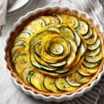 Zucchini Tart with Goat Cheese Recipe