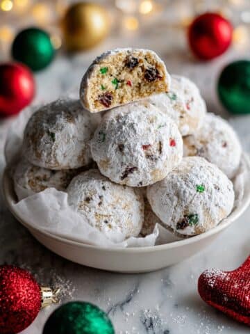 Fruicake Snowball Cookies Recipe