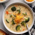 Basic + Awesome Broccoli Cheese Soup Recipe