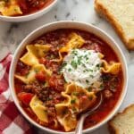 One Pot Lasagna Soup Recipe